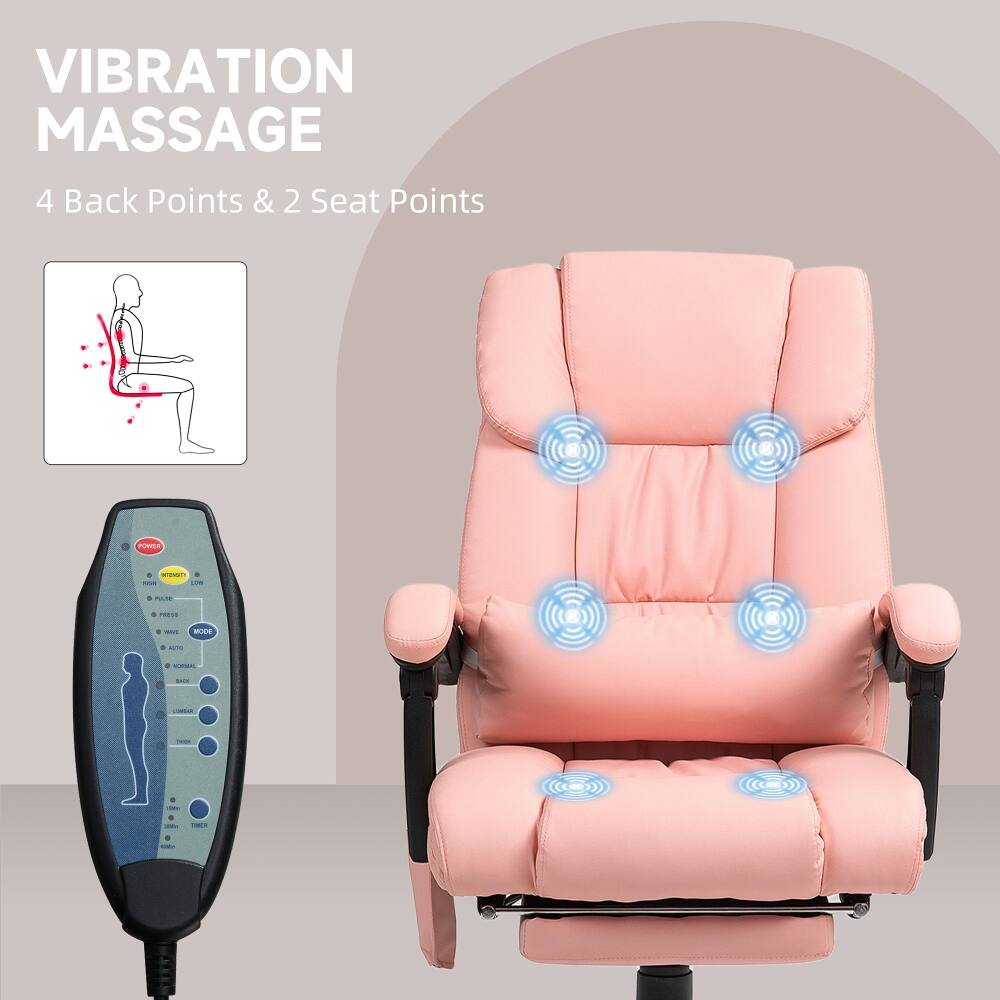 VIBRATION MASSAGE  
4 Back Points & 2 Seat Points