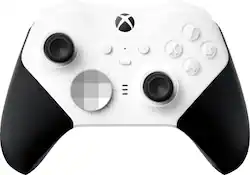 Microsoft - Elite Series 2 Core Wireless Controller for Xbox Series X, Xbox Series S, Xbox One, PCs, and Cloud-Enabled Devices - White - Front_Zoom