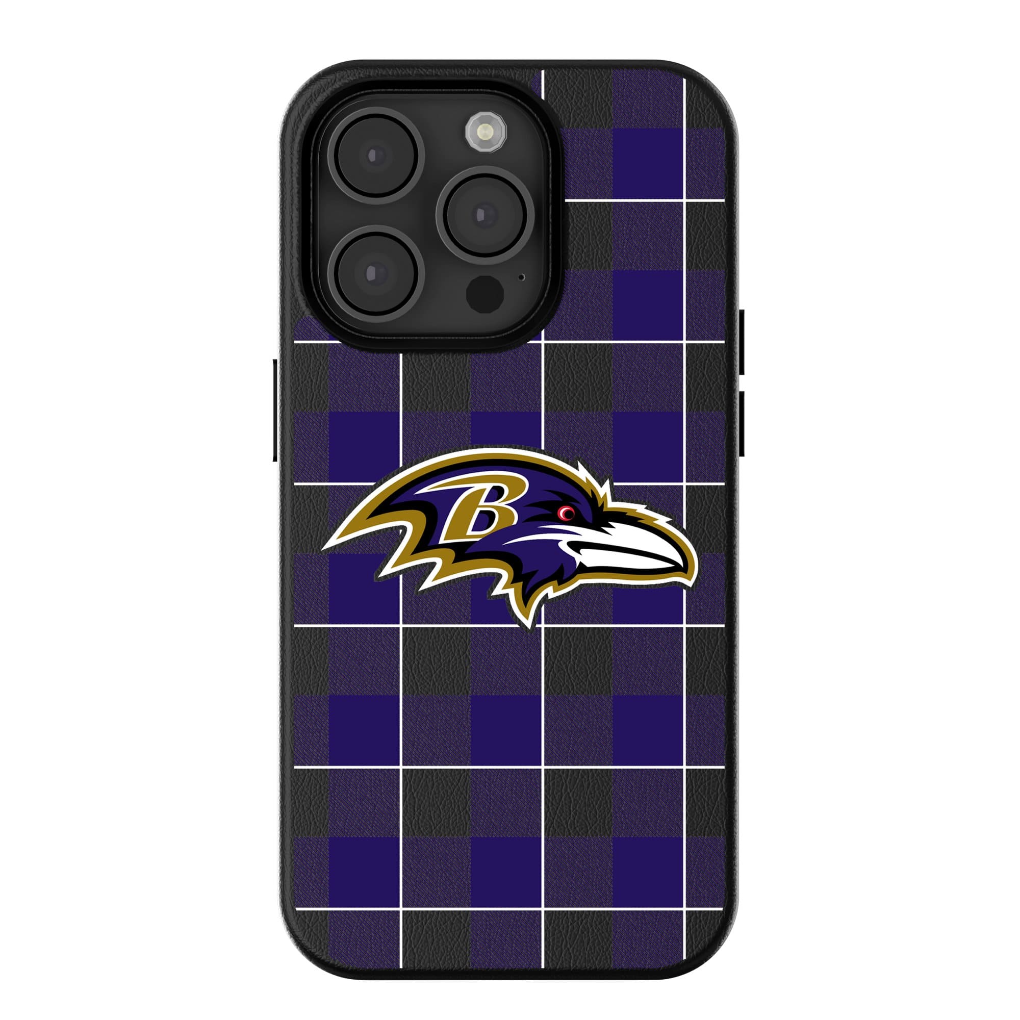 Keyscaper - NFL - Baltimore Ravens Plaid Magnetic Bump iPhone Case - 16 Pro - Black price history on PriceWatchPro