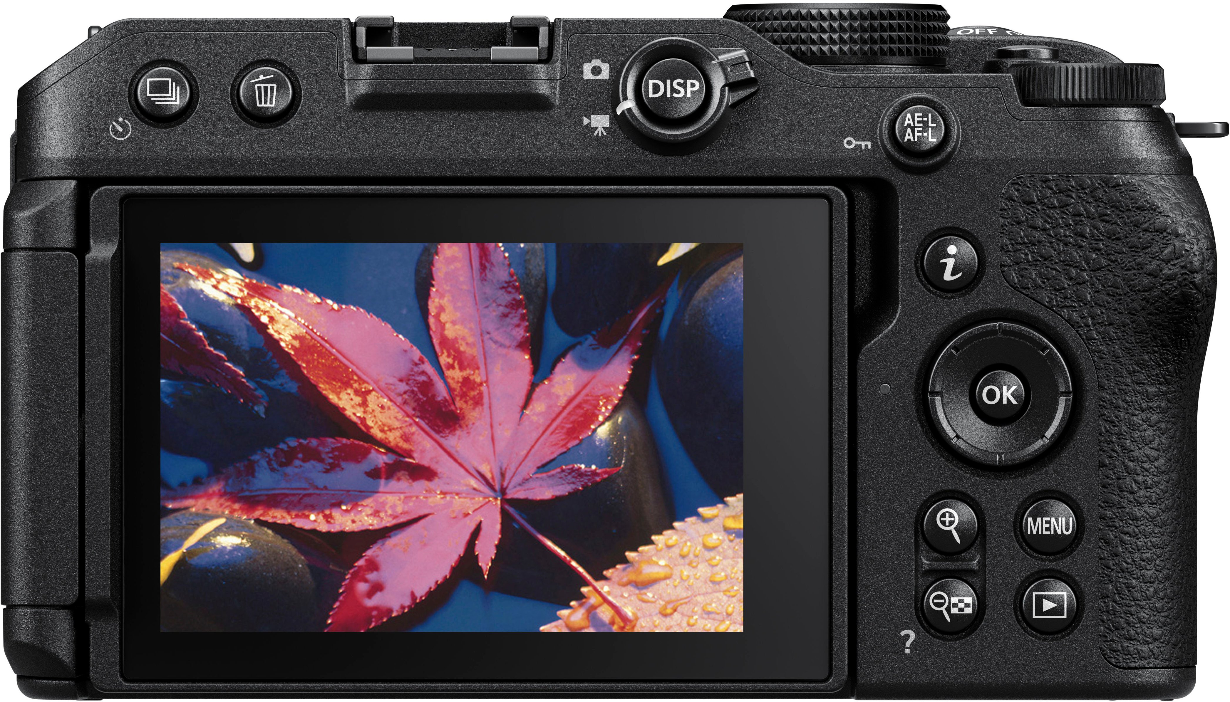 Back View: Nikon - Z 30 4K Mirrorless Camera w/ NIKKOR Z DX 16-50mm f/3.5-6.3 VR Lens - Black