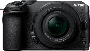 Nikon - Z 30 4K Mirrorless Camera w/ NIKKOR Z DX 16-50mm f/3.5-6.3 VR Lens - Black - Front_Zoom