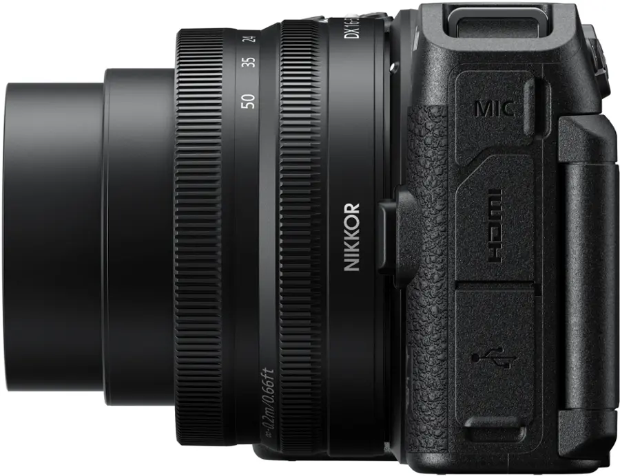Alt View 15. Nikon - Z 30 4K Mirrorless Camera with NIKKOR Z DX 16-50mm f/3.5-6.3 VR Lens - Black.