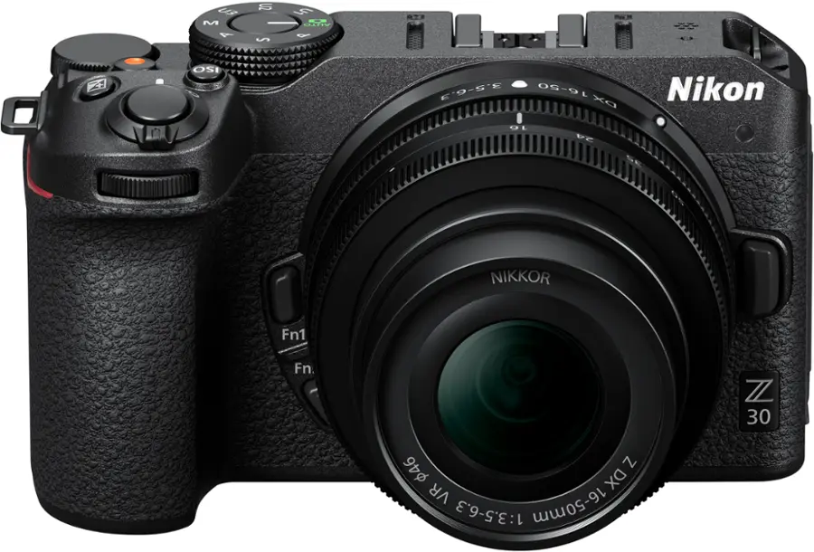 Alt View 17. Nikon - Z 30 4K Mirrorless Camera with NIKKOR Z DX 16-50mm f/3.5-6.3 VR Lens - Black.