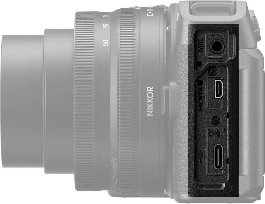 Alt View 2. Nikon - Z 30 4K Mirrorless Camera with NIKKOR Z DX 16-50mm f/3.5-6.3 VR Lens - Black.