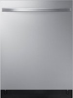 Samsung - Geek Squad Certified Refurbished StormWash 24" Top Control Built-In Dishwasher with AutoRelease Dry, 3rd Rack, 48 dBA - Stainless steel - Front_Zoom