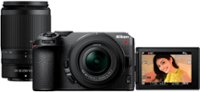 Nikon - Z 30 4K Mirrorless Camera 2-Lens Kit with NIKKOR Z DX 16-50mm f/3.5-6.3 VR and NIKKOR Z DX 50-250mm f/4.5-6.3 VR Lenses - Black - Front_Zoom