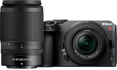 Nikon Z 30 4K Mirrorless Camera 2 Lens Kit with NIKKOR Z DX 16 Nikon Z 30 4K Mirrorless Camera 2 Lens Kit with NIKKOR Z DX 16