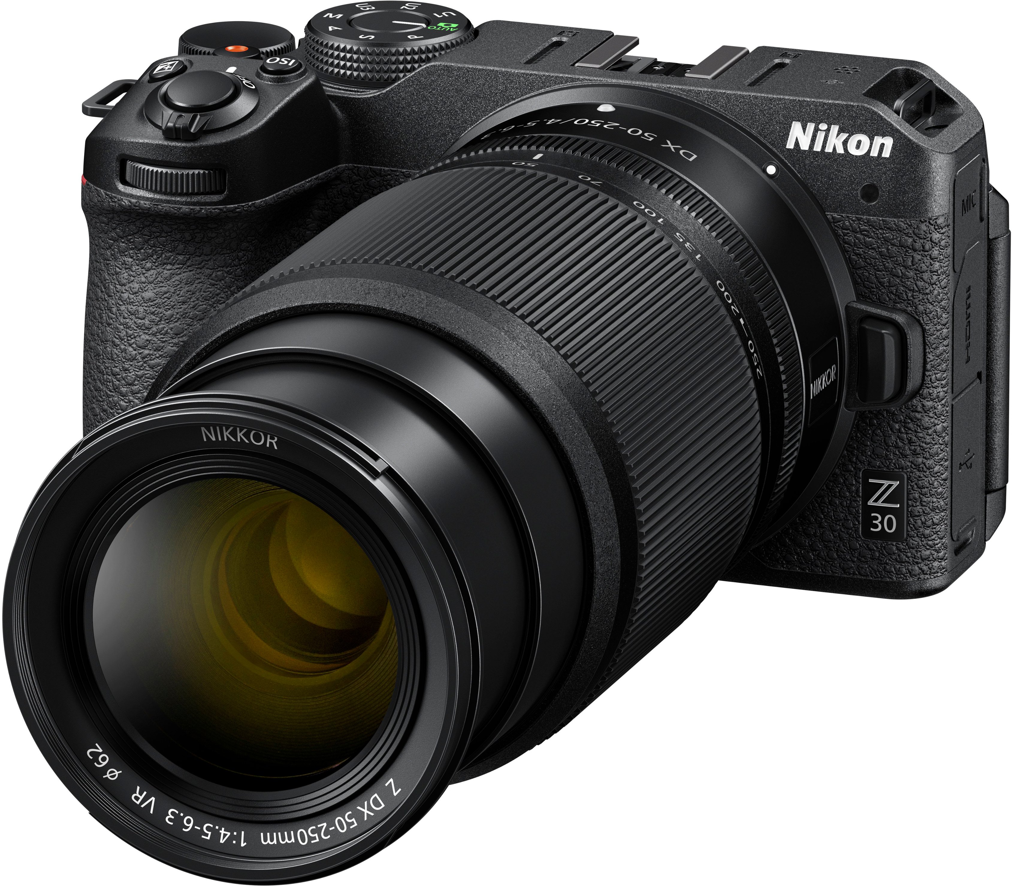 Nikon Z 30 4K Mirrorless Camera 2-Lens Kit with NIKKOR Z DX 16-50mm  f/3.5-6.3 VR and NIKKOR Z DX 50-250mm f/4.5-6.3 VR Lenses Black 1743 - Best  Buy