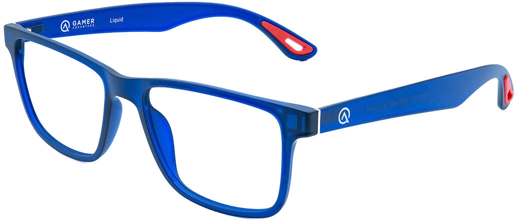 Angle View: Gamer Advantage - Inferno Glasses Sleeper Lens - Blue Water