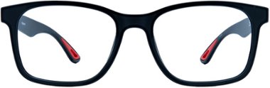 Gamer Advantage - Augment Glasses Sleeper Lens - Obsidian - Black - Front_Zoom