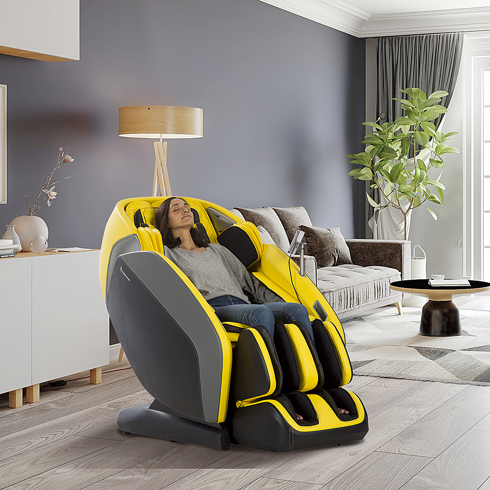 Angle View: Human Touch - Certus Massage Chair - Sun