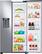 Alt View 3. Samsung - OBX 21.5 Cu. Ft. Side-by-Side Counter-Depth Refrigerator with 21.5" Touchscreen Family Hub - Stainless Steel.