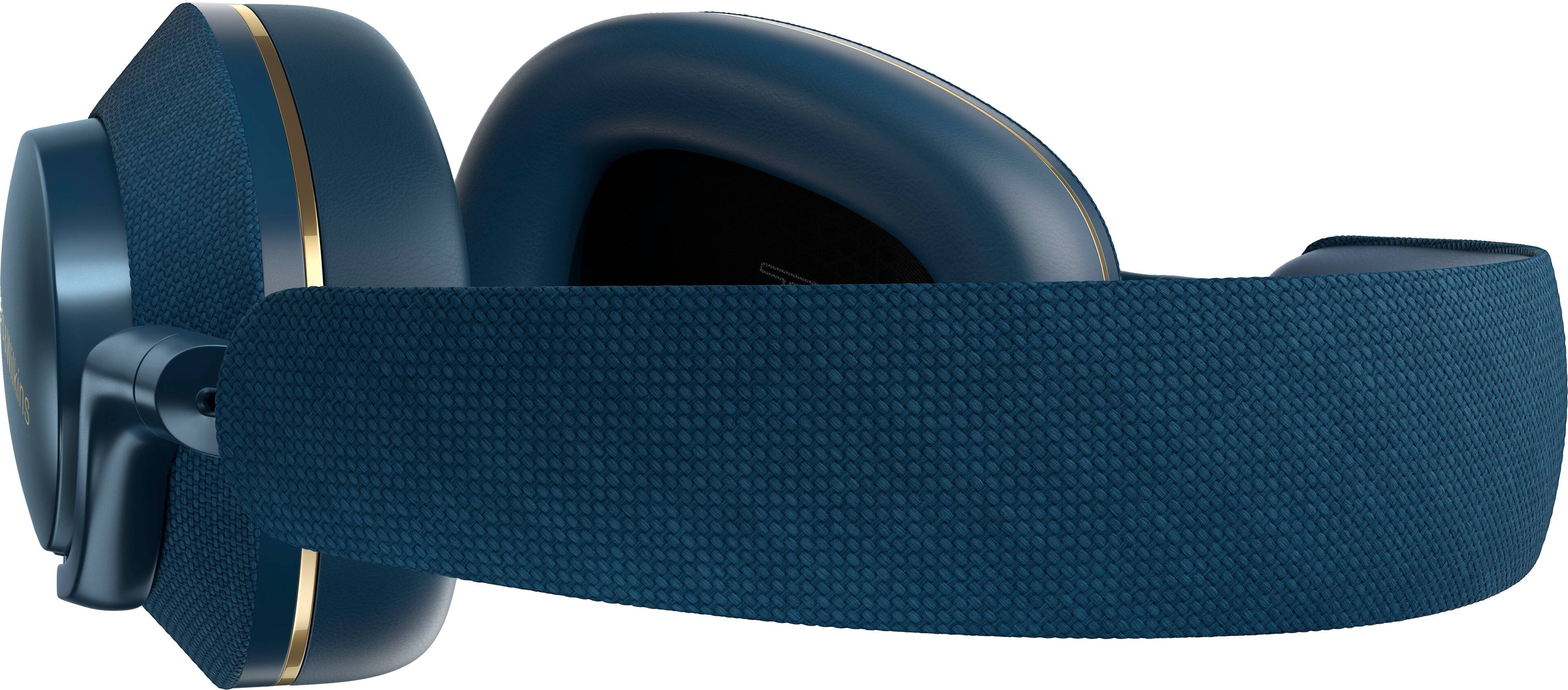 Alt View 16. Bowers & Wilkins - Px7 S2 Wireless Active Noise Cancelling Over Ear Headphones - Blue.
