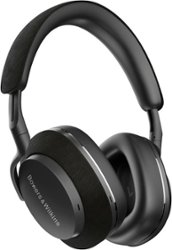 Bowers & Wilkins - Px7 S2 Wireless Active Noise Cancelling Over Ear Headphones - Black - Front_Zoom