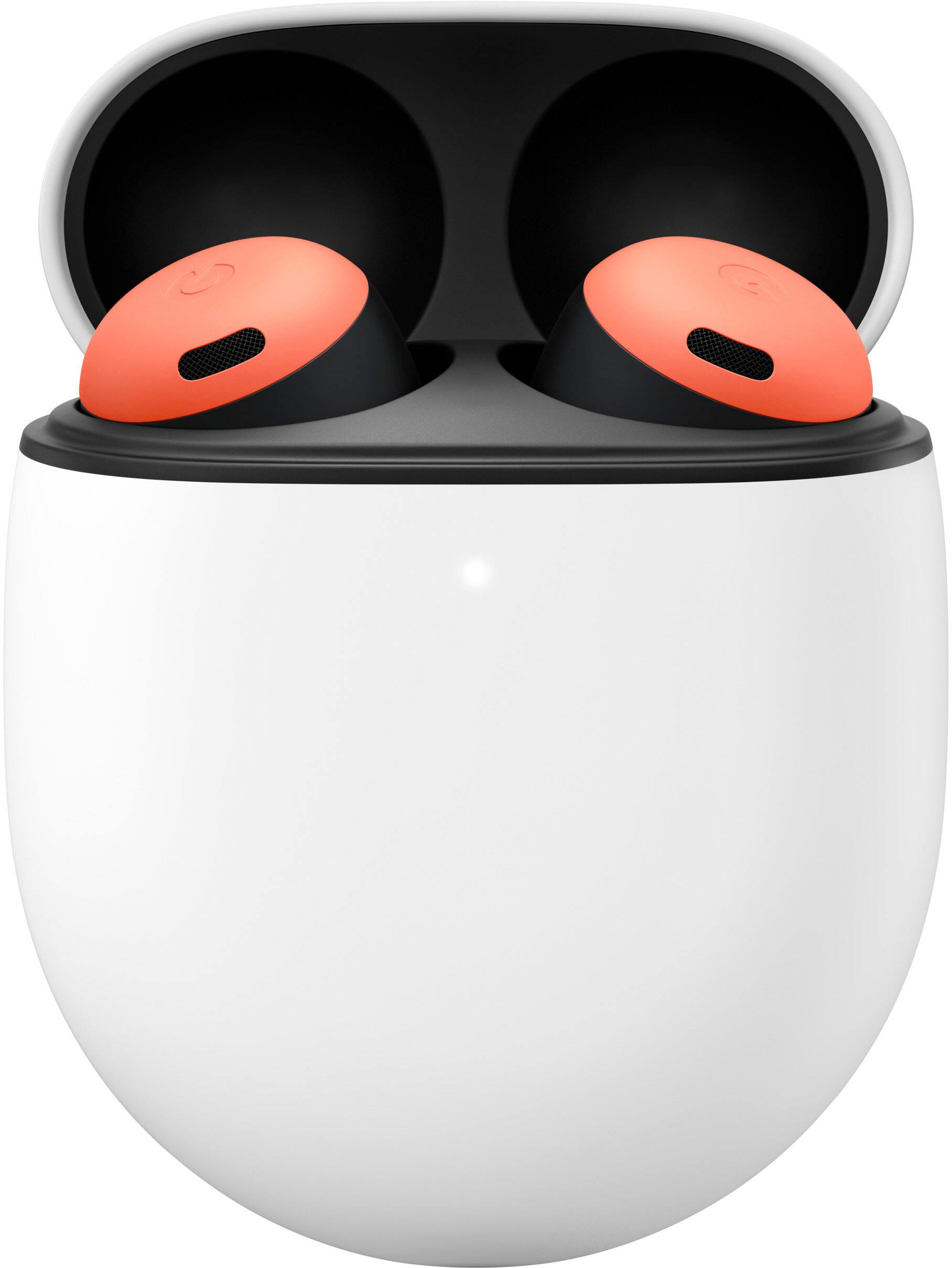 Angle. Google - Pixel Buds Pro True Wireless Noise Cancelling Earbuds - Coral.