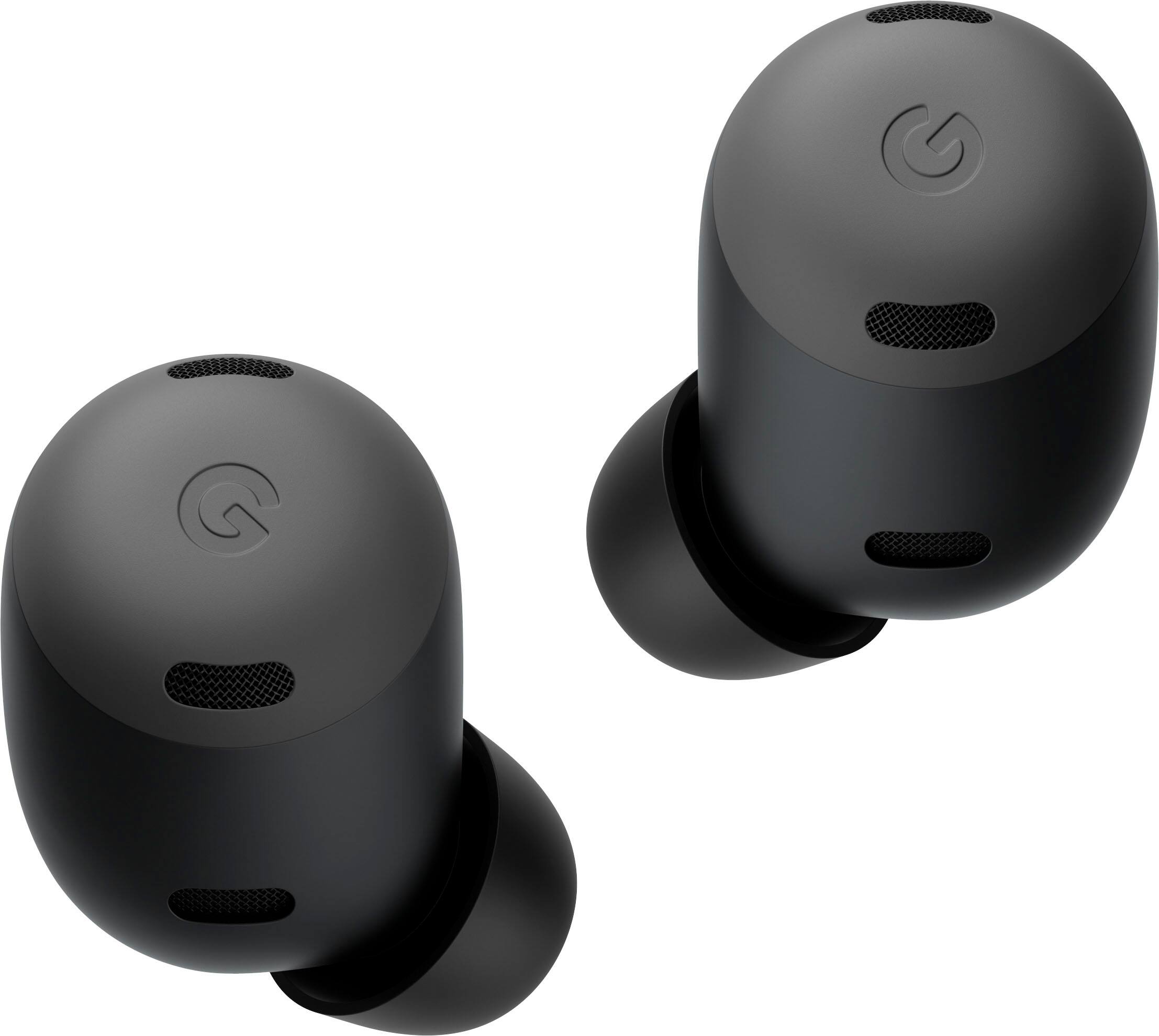 Left. Google - Pixel Buds Pro True Wireless Noise Cancelling Earbuds - Charcoal.