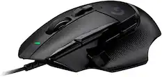 Front. Logitech - G502 X Wired USB Optical Gaming Mouse with HERO 25K Sensor - Black.