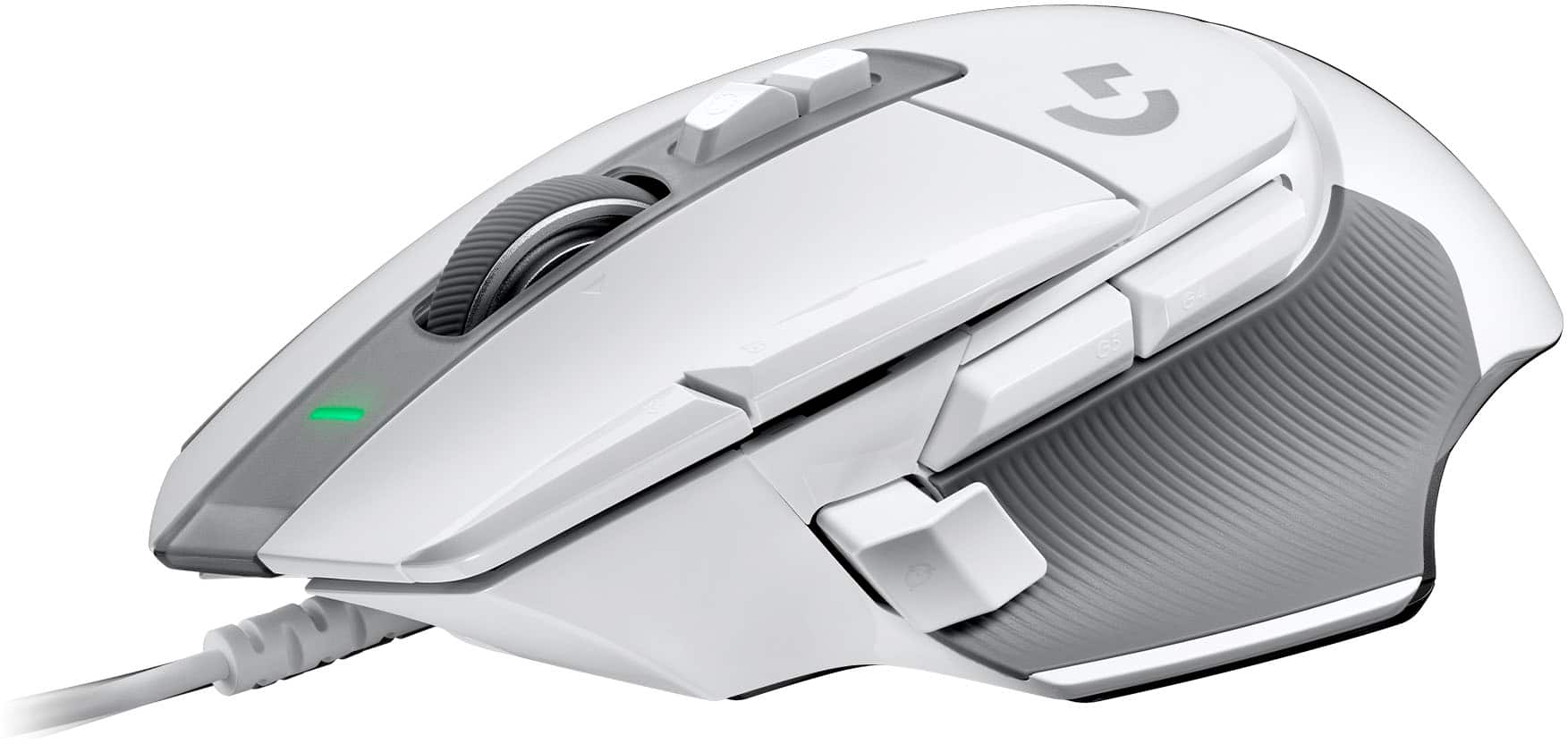 Logitech - G502 X Wired USB Optical Gaming Mouse with HERO 25K Sensor - Wired - White - Front_Zoom