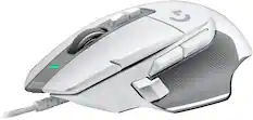 Front. Logitech - G502 X Wired USB Optical Gaming Mouse with HERO 25K Sensor - White.