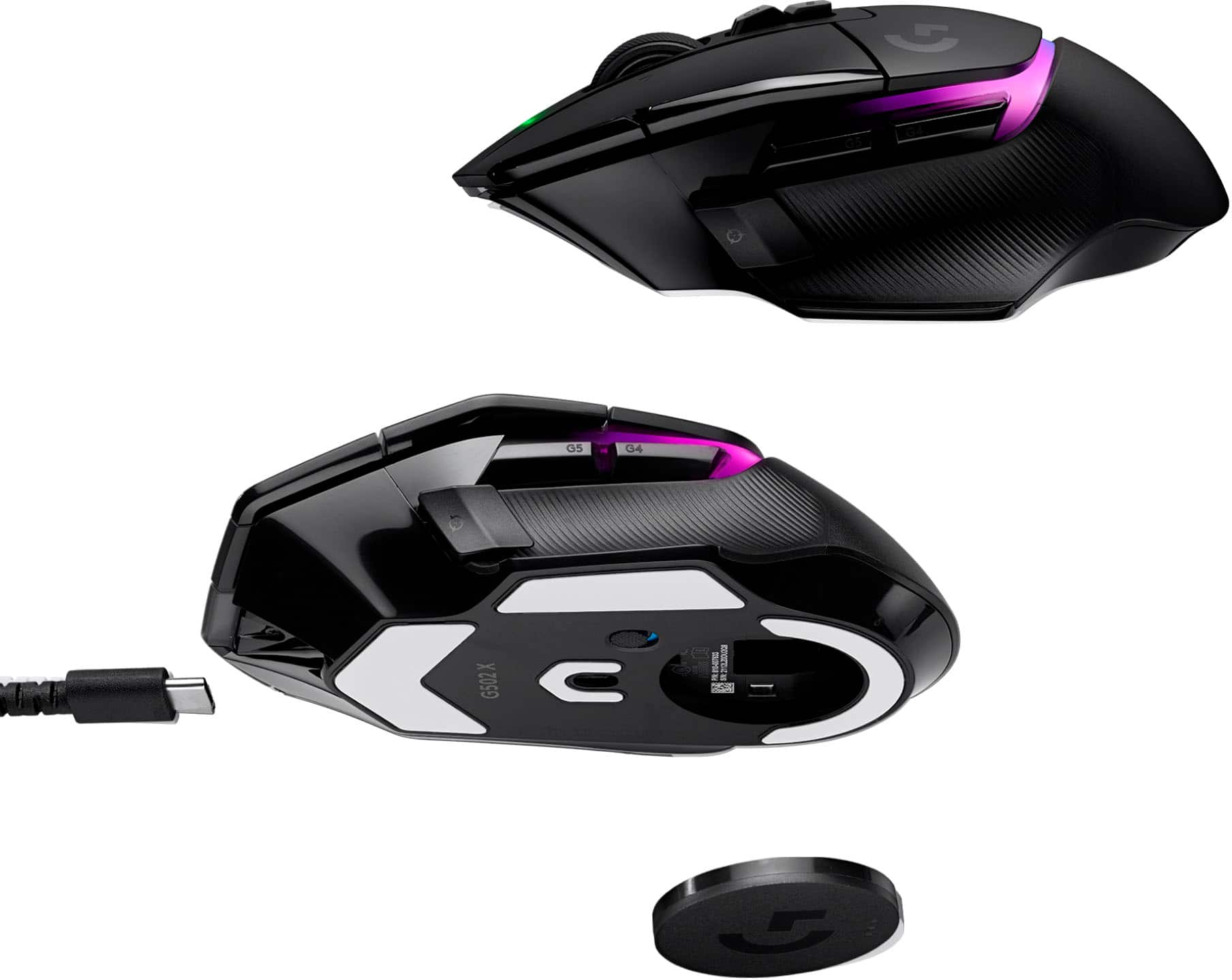 Logitech G502 X PLUS LIGHTSPEED Wireless Gaming Mouse with HERO