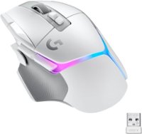 Logitech - G502 X PLUS LIGHTSPEED Wireless Gaming Mouse with HERO 25K Sensor - White - Front_Zoom