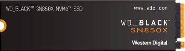 WD - BLACK SN850X 2TB Internal SSD PCIe Gen 4 x4 NVMe - Front_Zoom
