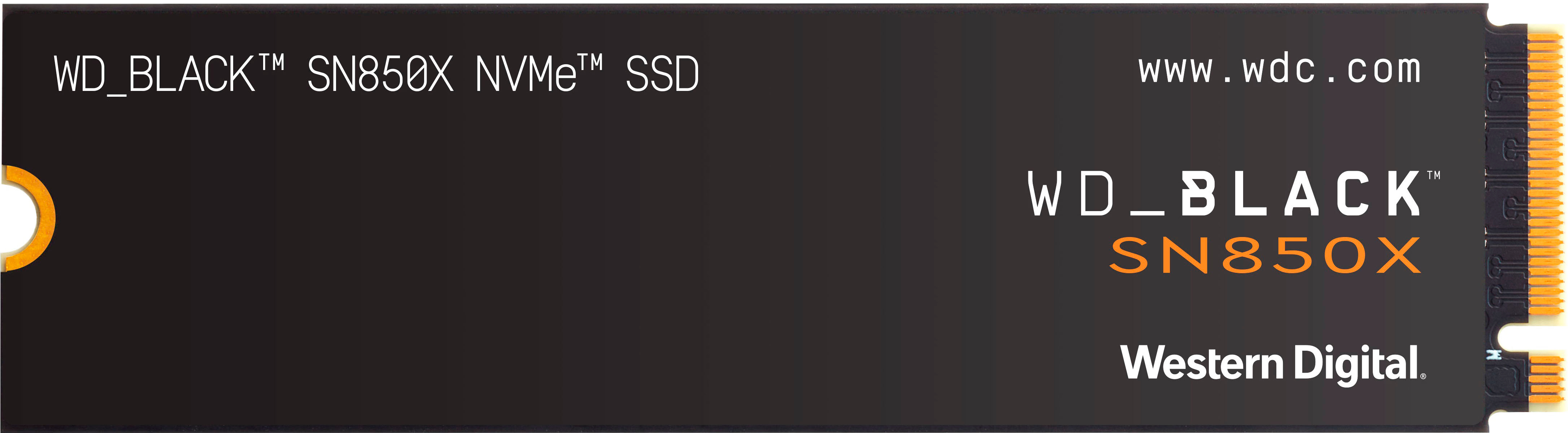 WD BLACK SN850X 1TB Internal SSD PCIe Gen 4 x4 NVMe WDBB9G0010BNC 