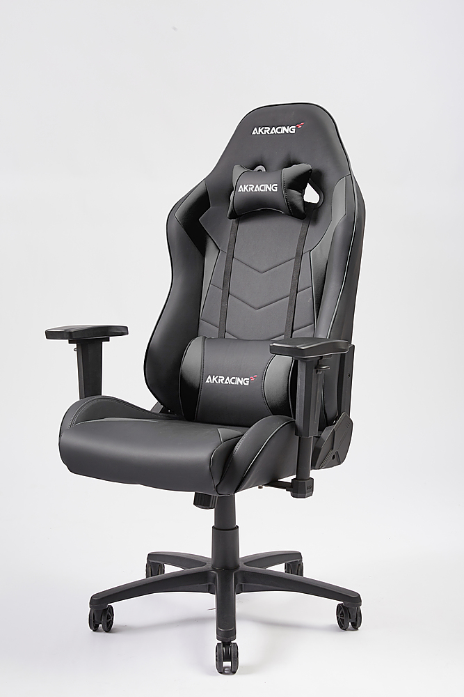 Left View: AKRacing - Core Series SX-Wide Extra Wide Gaming Chair - Black