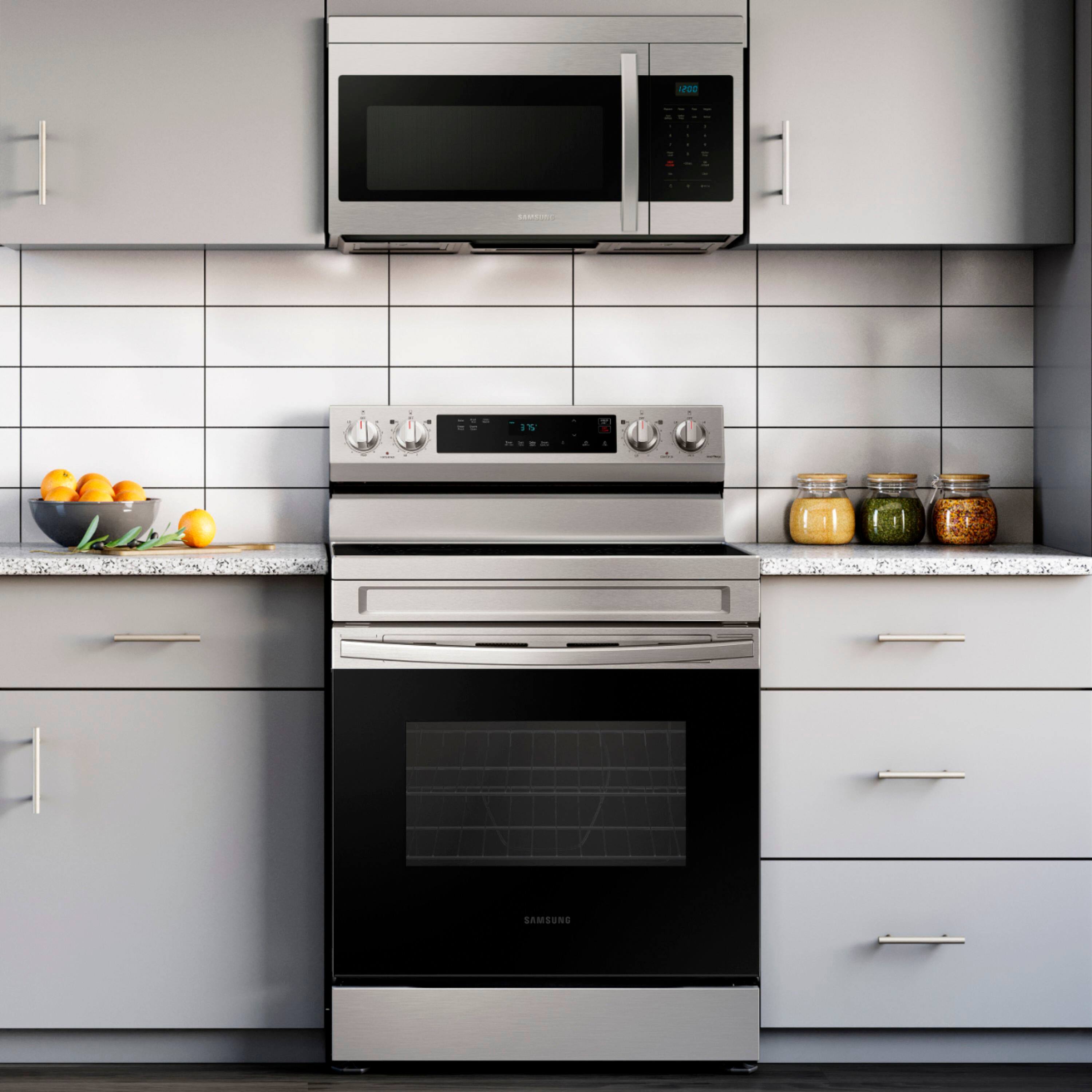 Samsung Open Box 1.6 cu. ft. Over the Range Microwave with Auto Cook