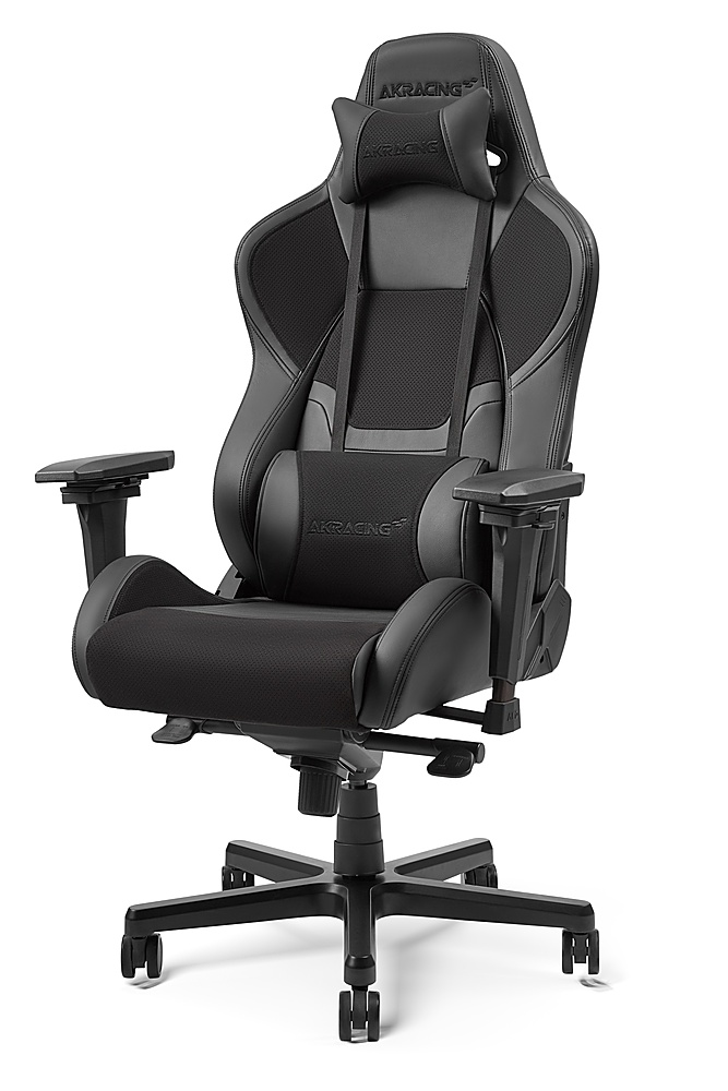 Angle View: AKRacing - Masters Series Premium Softouch Gaming Chair - Black