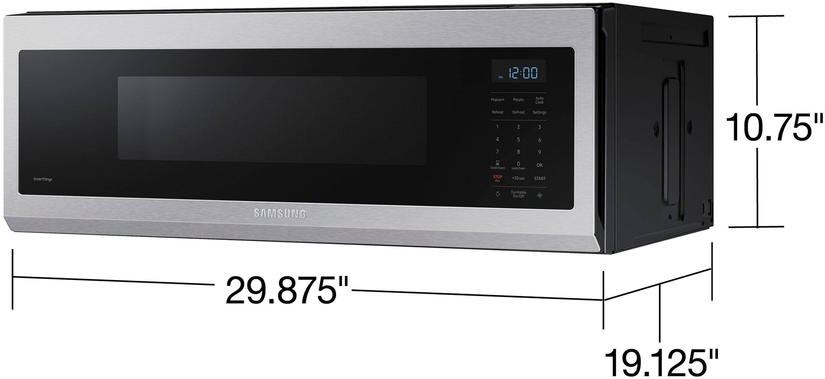 Samsung OBX 1.1 cu. ft. Smart SLIM Over the Range Microwave with 400
