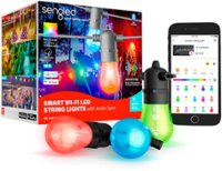Sengled - Wi-Fi Bluetooth String Lights with Audio Sync - 48FT - Multicolor - Front_Zoom