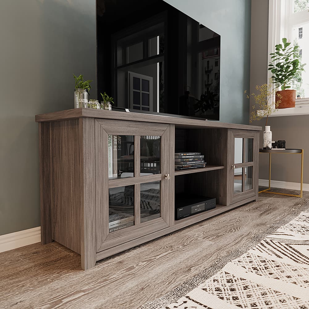 Best Buy Flash Furniture Kilead Modern TV Stand for TVs Up to 65