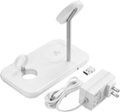 Alt View Zoom 12. Best Buy essentials™ - 3-in-1 7.5W Magnetic Wireless Charger with Apple Watch Charger Holder for iPhone + Apple Watch + AirPods - White.