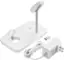Alt View 12. Best Buy essentials™ - 3-in-1 7.5W Magnetic Wireless Charger with Apple Watch Charger Holder for iPhone + Apple Watch + AirPods - White.