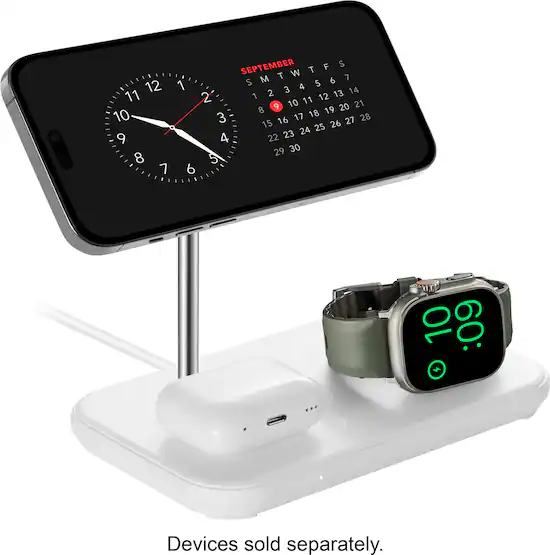 Best charger for iphone and watch sale