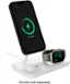 Alt View 1. Best Buy essentials™ - 3-in-1 7.5W Magnetic Wireless Charger with Apple Watch Charger Holder for iPhone + Apple Watch + AirPods - White.