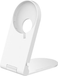 Best Buy essentials™ - Foldable Stand for Apple MagSafe Charger - White - Left_Zoom