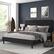 Alt View 12. Alamont Home - Addison Upholstered Platform Bed - Charcoal.