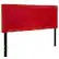 Front. Alamont Home - Bedford Quilted Tufted Upholstered Headboard - Red.