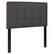 Front. Alamont Home - Lennox Button Tufted Upholstered Headboard - Gray.