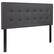 Front. Alamont Home - Lennox Button Tufted Upholstered Headboard - Gray.