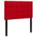 Front. Alamont Home - Bedford Quilted Tufted Upholstered Headboard - Red.