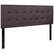 Front. Alamont Home - Lennox Button Tufted Upholstered Headboard - Brown.