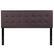 Alt View 12. Alamont Home - Lennox Button Tufted Upholstered Headboard - Brown.