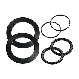 Intex - Large Strainer Rubber Washer and Ring Pack Replacement Parts - Black