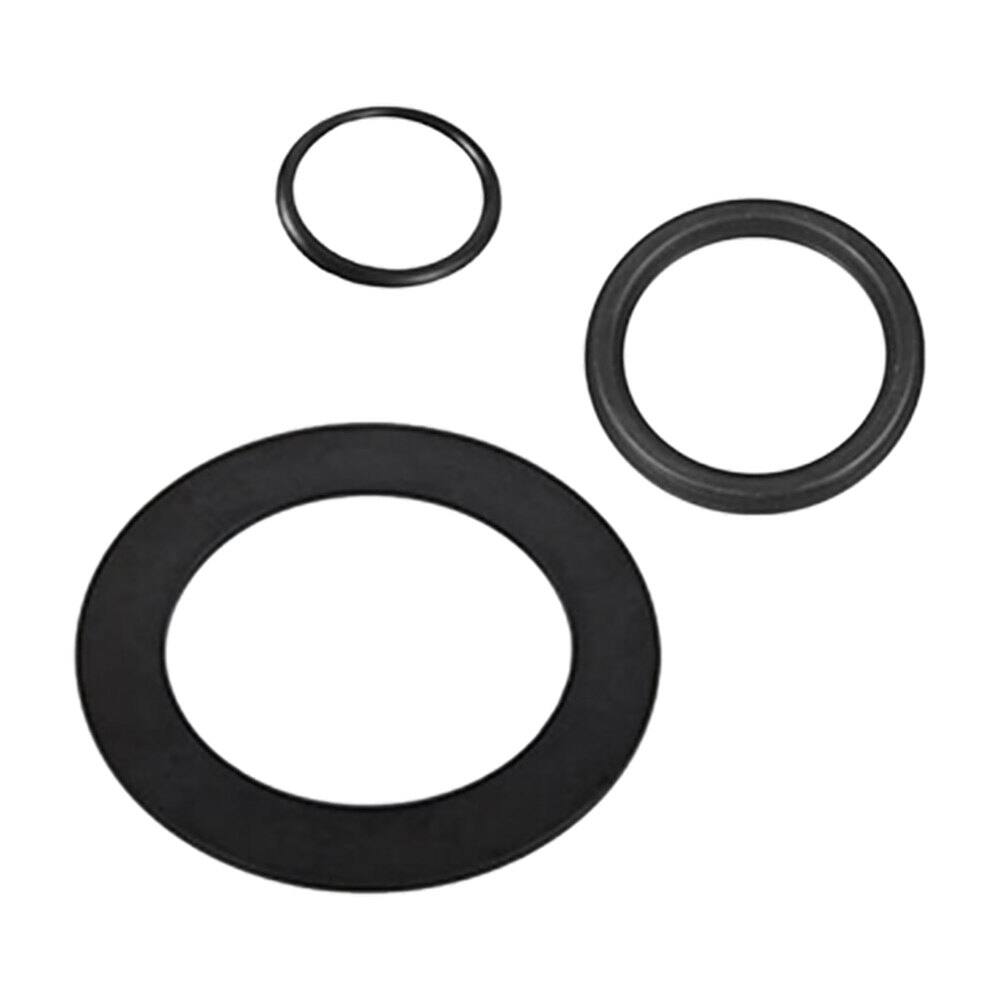 Angle. Intex - Large Strainer Rubber Washer and Ring Pack Replacement Parts - Black.