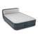 Front. Intex - Dura Beam Deluxe Queen Airbed with Built in Pump and Ultra Plush Headboard - Gray.