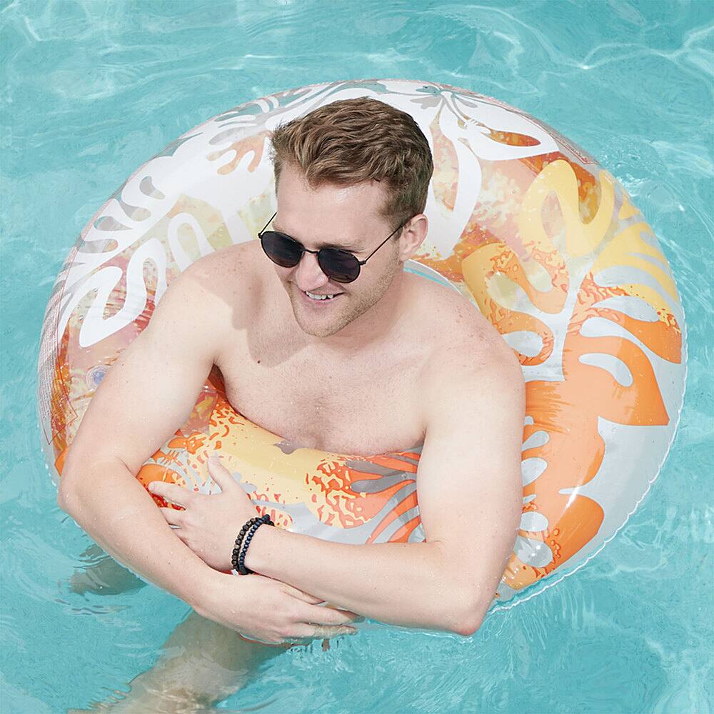 Alt View 16. Intex - Colorful Transparent 36 Inch Inflatable Swimming Pool Single Ring Float - Multicolor.