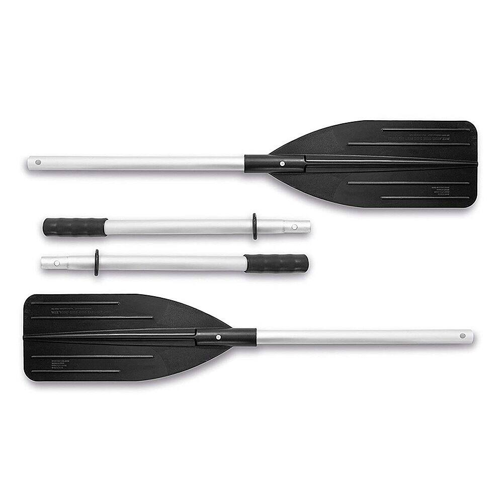 Angle. Intex - 54in Paddle Inflatable Boat Oars Pair - Black.